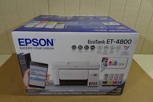 lot 54 image: NEW Epson EcoTank ET-4800 Cartridge Free Wireless Printer