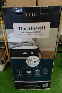 lot 56 image: NEW The Allswell 10 Hybrid Matress -Full