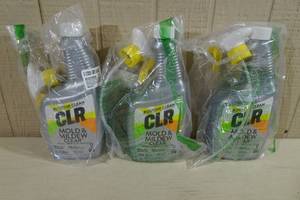 lot 66 image: 3 CLR Mold and Mildew Bleach Free Stain Remover -32oz Each