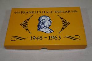 lot 130 image: 1954 Franklin Silver Half Dollar Coin with Cherokee 2-Blade Pocket Knife