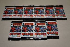 lot 152 image: 10 Packs 2022 Panini Chronicles Football Cards