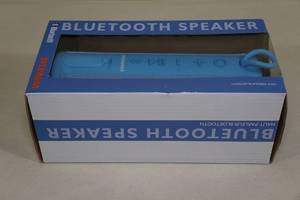lot 155 image: NEW Sylvania Brilliant Blue Portable Bluetooth Speaker