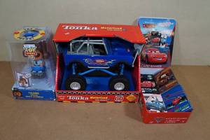 lot 178 image: Assorted Toys -Cars Card Game Set, Toy Story 4, Tonka Truck