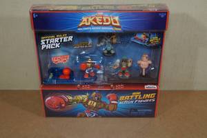 lot 180 image: Akedo Mini Battling Action Figures