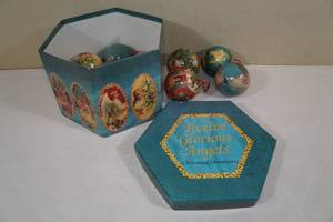 lot 183 image: Twelve Glorious Angels Christmas Ornaments