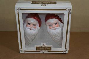 lot 194 image: Kringle Glass Traditional Christmas Tree Ornaments - Santa Claus