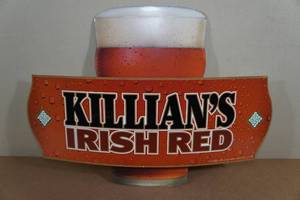 lot 227 image: Killians Irish Red 3D Metal Bar Sign