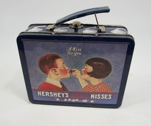 Vintage Herseys Kisses Tin Lunch Box