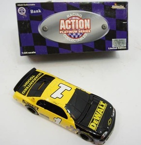 ACTION RACING COLLECTIBLES #35406 Hermie Sadler 124 Scale #1 DeWalt 1997 Chevrolet Monte Carlo, Black Window Bank