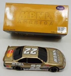 1997 Action #22 Ward Burton MBNA Gold Black Window Bank 124 RARE