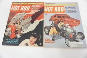 1967 January1967 September Hot Rod Magazines Chevys Hottest Camaro SS 350...520 HP from 305 FORD, Chevrolet Zora Arkus-Duntov Big John Mazmanian
