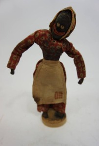 Hand Crafted Folk Art Black Americana Doll Aunty