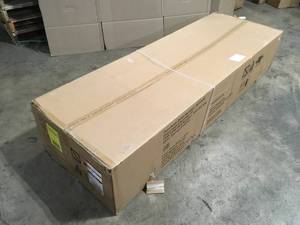 lot 4 image: Husky Ready-to-Assemble 24-Gauge Steel Freestanding Garage Cabinet in Black (48 in. W x 72 in. H x 18 in. D) customer returns see pictures