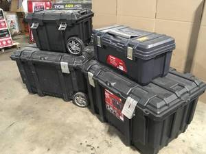 lot 13 image: Lot of assorted Husky storage boxes various conditions customer returns see pictures