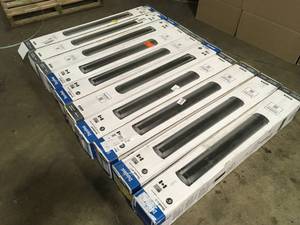 lot 14 image: Lot of DuraVent DuraBlack 6 in. x 48 in. Single-Wall Chimney Stove Pipe Chimney Pipe customer returns see pictures