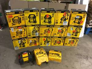 lot 21 image: Lot of Assorted Dewalt Portable Power Stations various models and conditions Customer Returns See Pictures