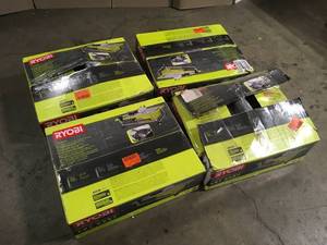 lot 23 image: Lot of Ryobi 7 in Wet Tile saws various models and conditions review pictures
