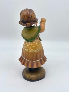 lot 952 image: Italian Carved Wooden Limited Edition Figurine by Anri Juan Ferrandiz of Tiny Sounds Collection