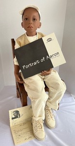 lot 931 image: Gotz Aaron Doll and Book