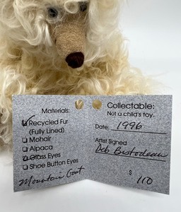 lot 938 image: Deborah Bistodeau - Teddy Coat Junction