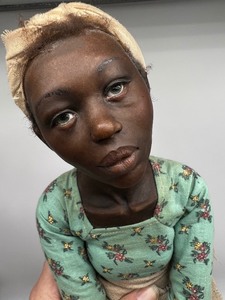 lot 1118 image: For Repair - Two Artisan Dolls