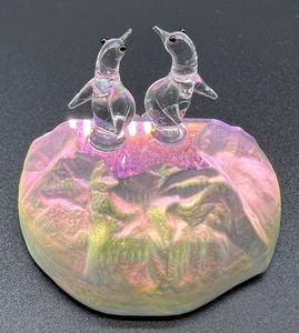 lot 1231 image: Colorfully Brilliant Swarovski  Penguin Crystal Figurine