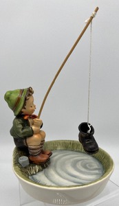 lot 1217 image: Hummel Figurine Just Fishing