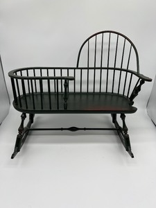lot 1047 image: Lawton Doll Rocker Bench