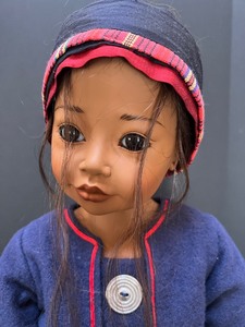 lot 974A image: Gotz Ethnic Girl Doll