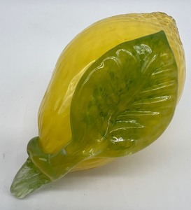 lot 1127 image: Pair of Art Glass Fruit