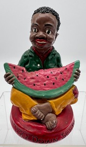 lot 1035 image: Black Americana Lot with Bobblehead Bank