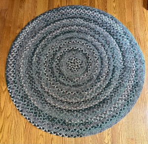 lot 1124 image: Green Braided Rugs