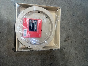 lot 1 image: 8 in. Steel Round Diffuser Damper in Brown