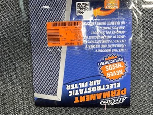 lot 18 image: Air-care 20 in. x 30 in. x 1 in. Permanent Electrostatic Air Filter Merv 8