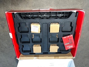 lot 24 image: PACKOUT 22.3 in. Black Resin Racking Shelf with Metal Reinforced Frame