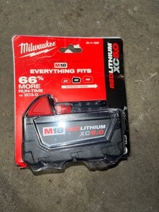 lot 30 image: M18 18-Volt 5.0 Ah Lithium-Ion XC Extended Capacity Battery Pack