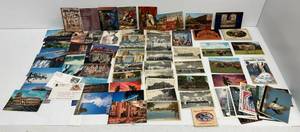 Group Of Antique Postcards Some With Antique Stamps