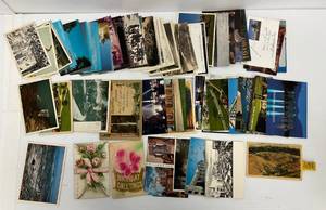 Group Of Antique Postcards Some With Antique Stamps