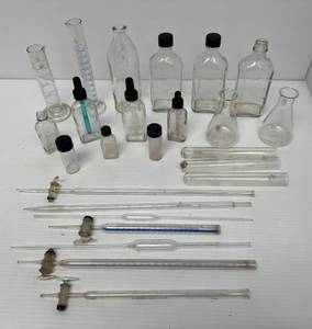 Large Group Of Scientific Glassware