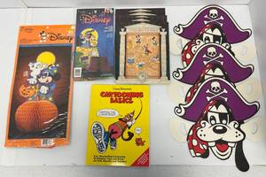 Group Of Vintage Disney Paper Items