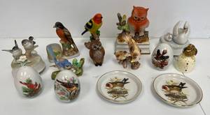Group Of Vintage Animal Figurines Some Musical And Some Made In Japan