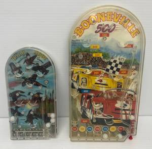 Pair Of Vintage Marble Games