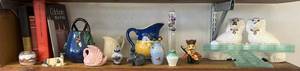 Shelf Full Of Misc. Vintage Items