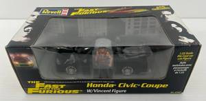 Revell Fast And The Furious 95 Honda Civic Black WVincent Figure 125 Scale NIB