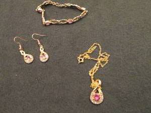 Goldtone Simulated Birthstone Infin...
