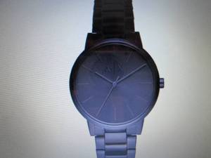Armani Exchange Mens Cayde Black S...