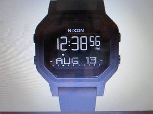 Nixon Womens Siren Black Rubber St...