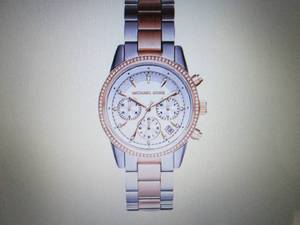 Michael Kors Womens Ritz Two-Tone ...