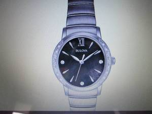 Bulova Womens Diamond 96R213 Silve...