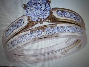 Sofia B 18K Yellow Gold Over Sterli...